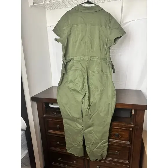 Good American Fit for Success Green Jumpsuit, 3XL NWT - Picture 4 of 14